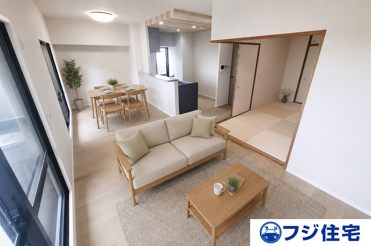 ※バーチャルステージング画像（AI合成）です。合成された家具等は販売価格に含まれません。