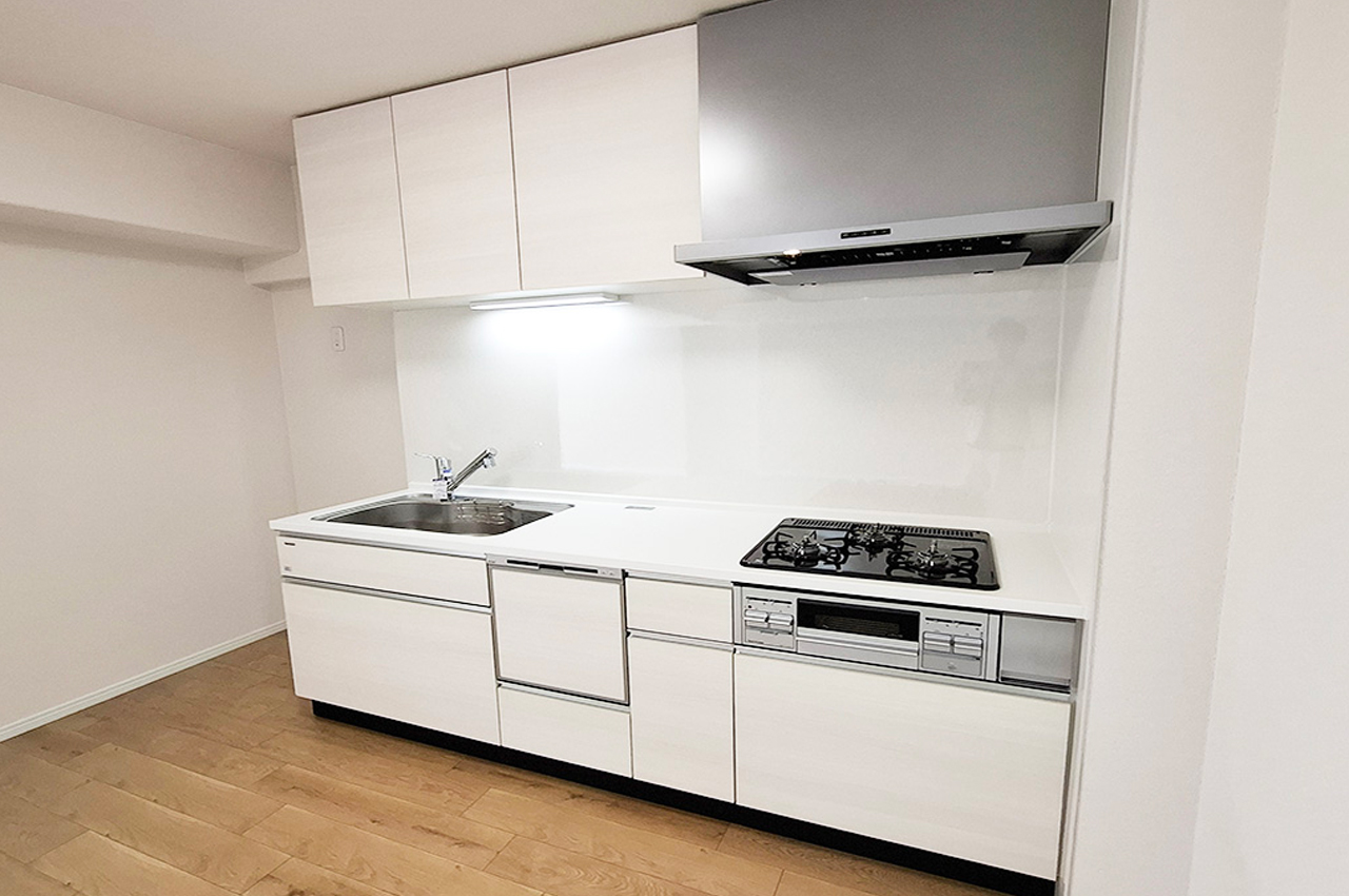 キッチン：食洗機・浄水器付きのシステムキッチンを新調済み。