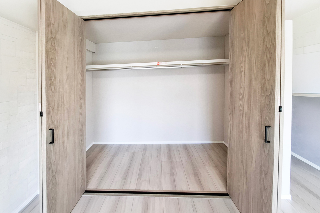 LDKクローゼット：新調済み。