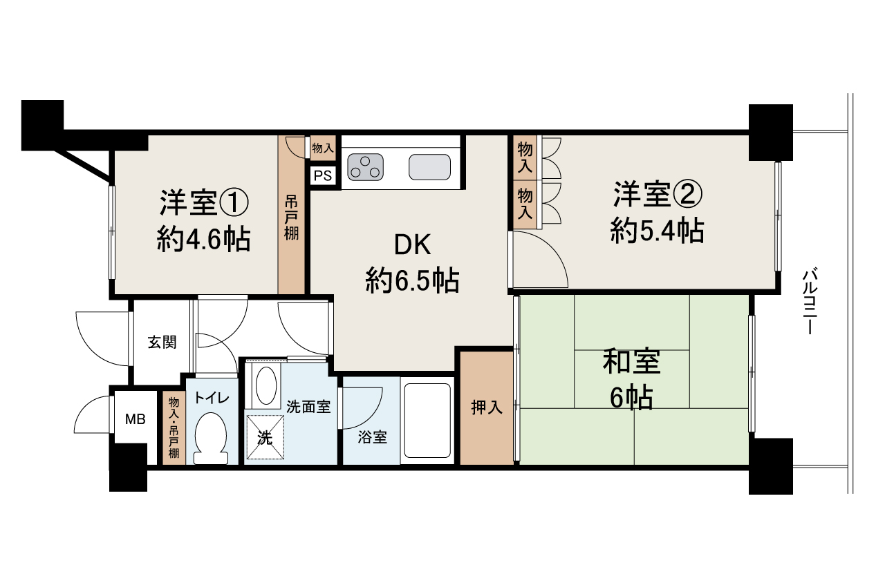 現状でのお引渡し。定額リフォームパック(オプション)利用可。詳細はお問合せください。
