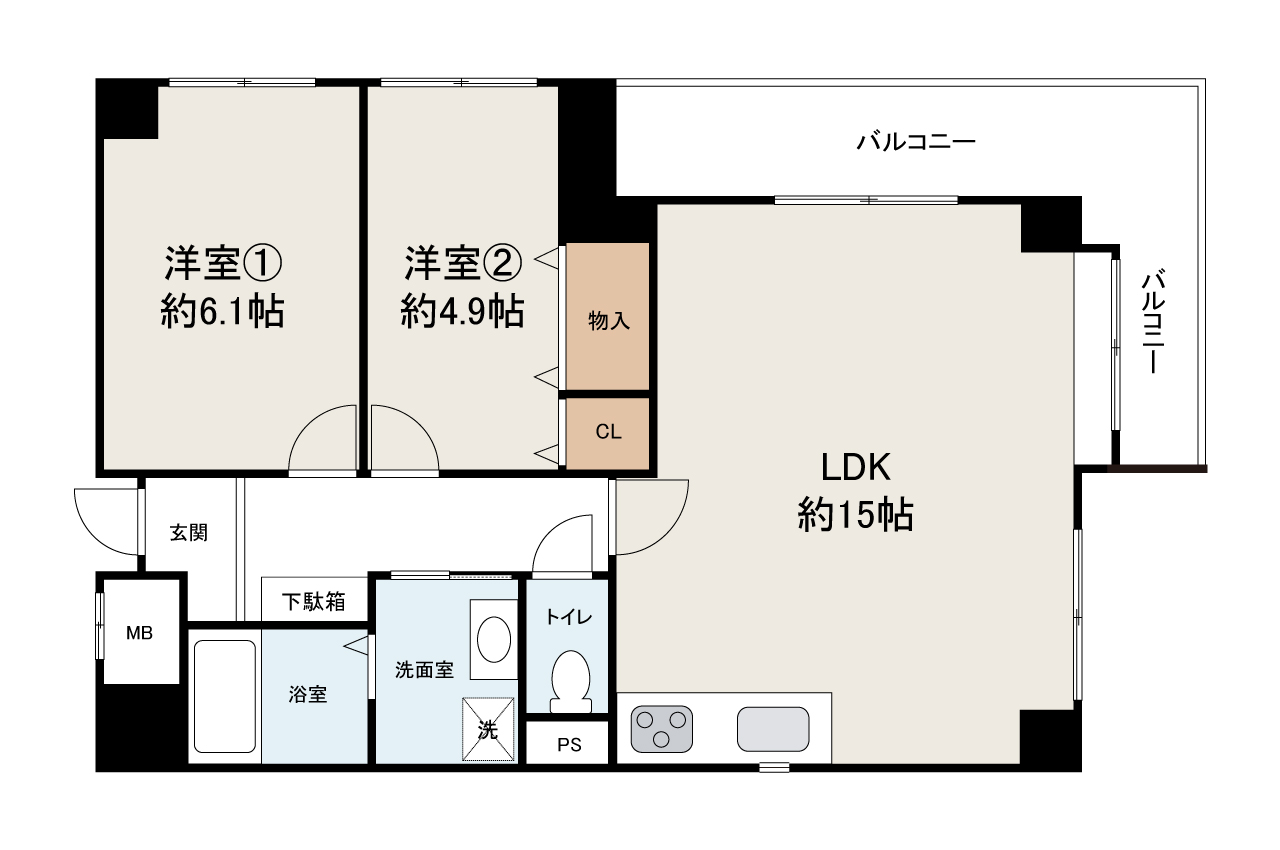 現状でのお引渡し。定額リフォームパック（オプション）利用可。詳細はお問合せください。