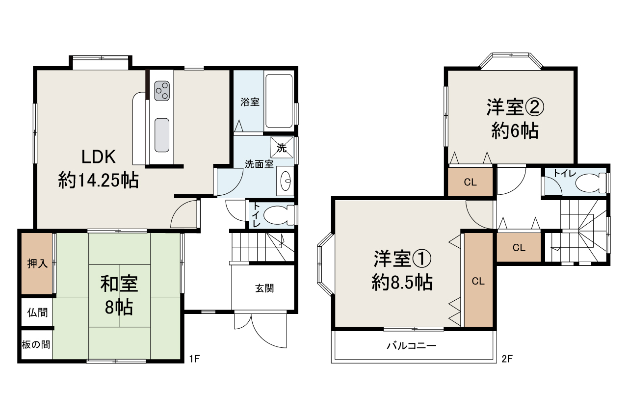 現状でのお引渡し。定額リフォームパック（オプション）利用可。詳細はお問合せください。