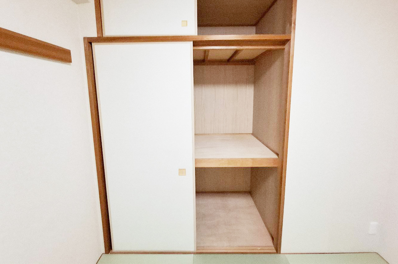 和室:押し入れもあり。