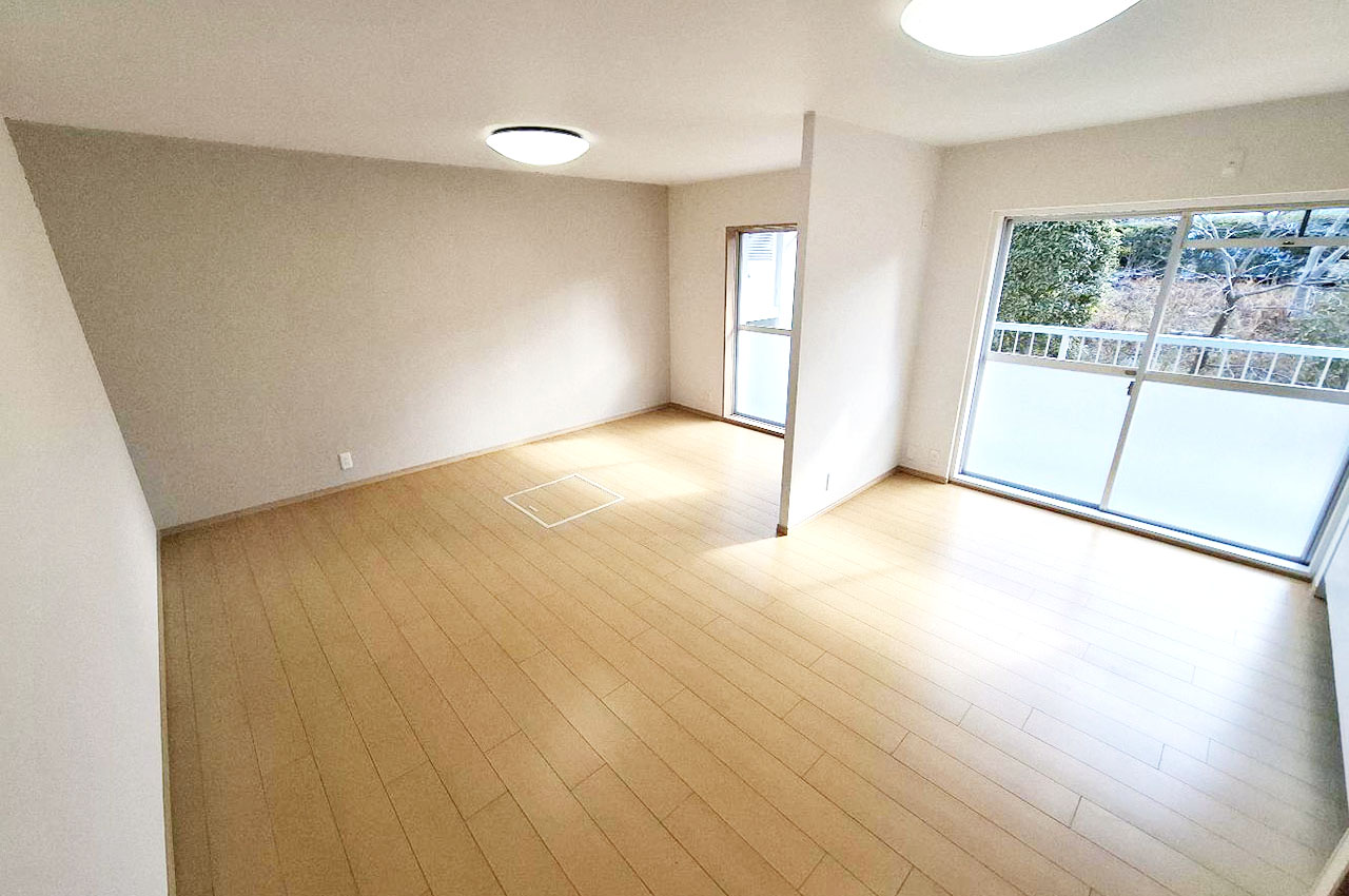 和室をリビングの一部に拡張し、ゆったりLDKにリノベーションしました。