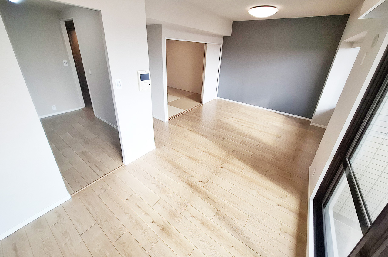 LDK：アクセントクロス新調済み。