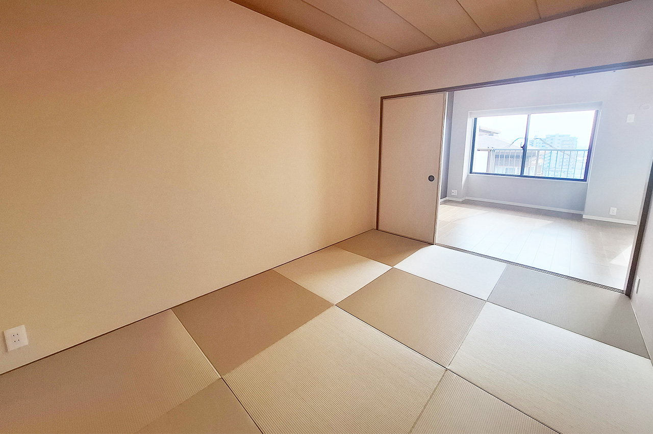 和室：襖を開ければLDKとの一体利用も可能。