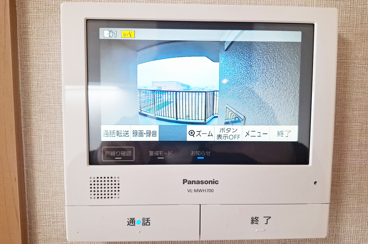 モニター付きインターホン