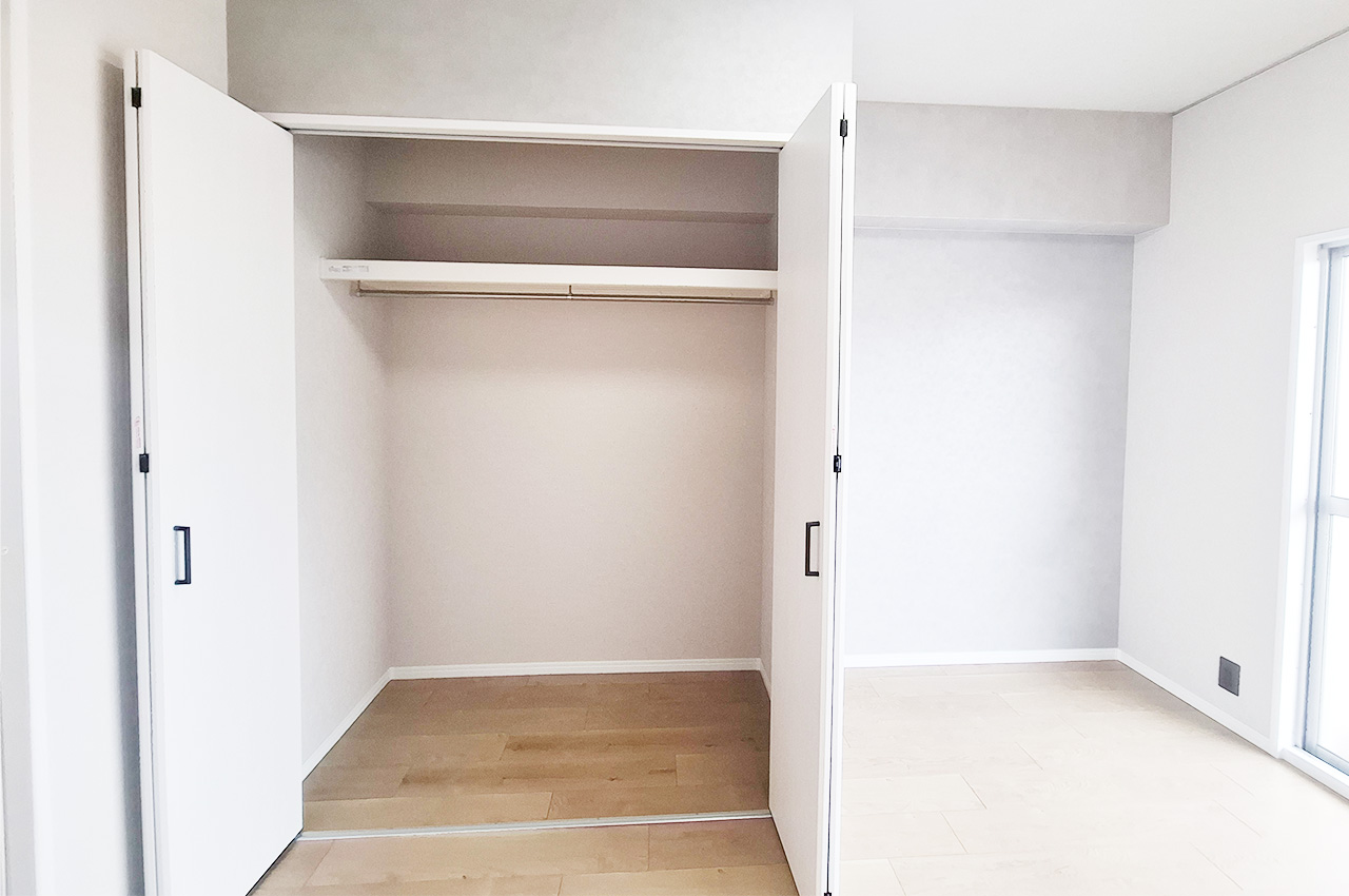 洋室3クローゼット:新調済み。