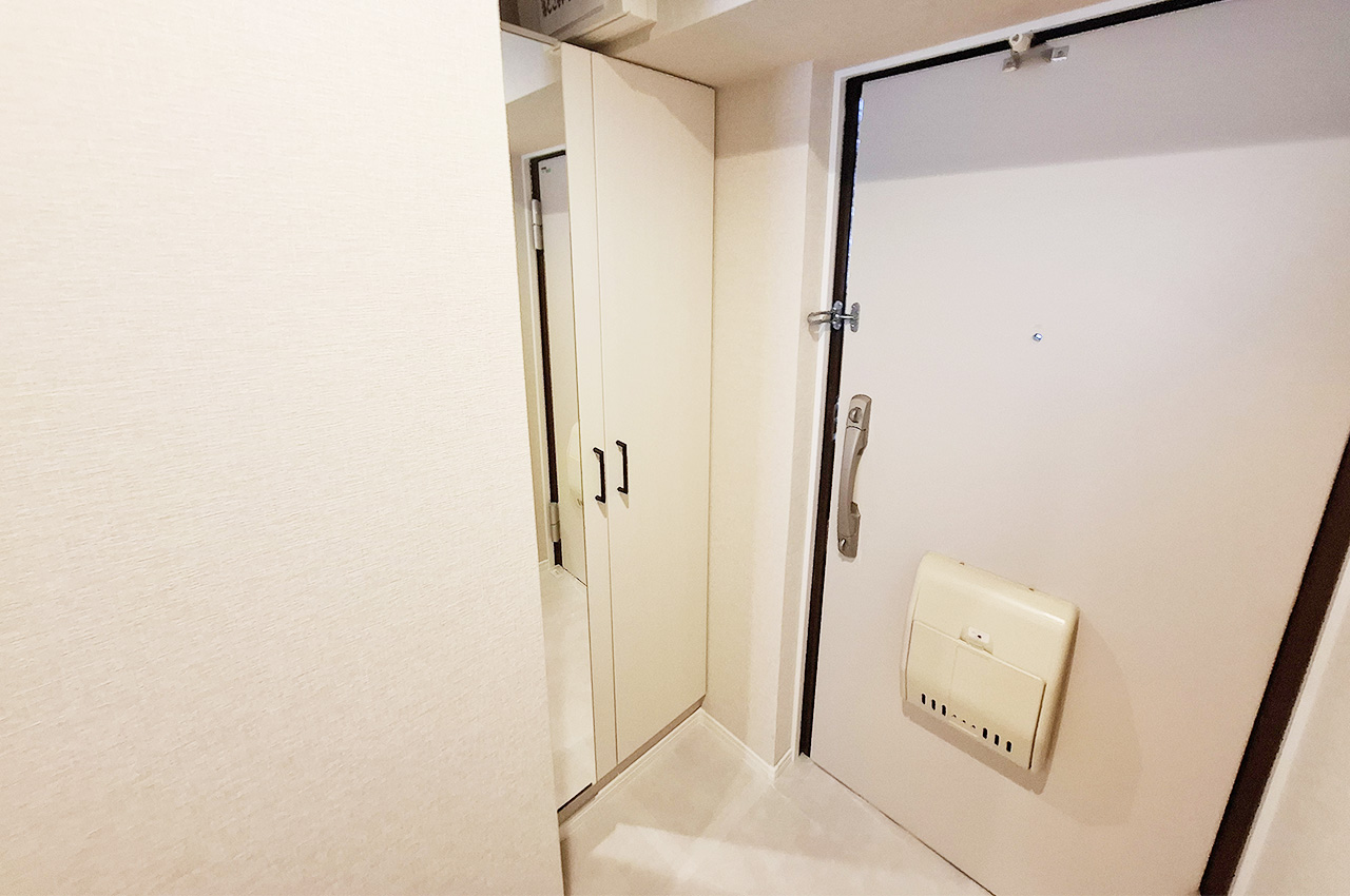 玄関:下駄箱を新調済み。