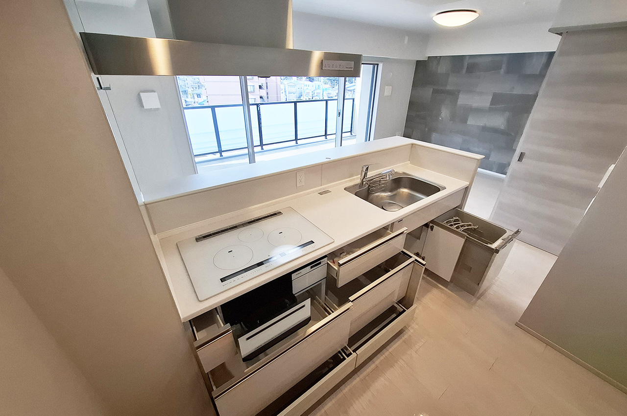 システムキッチン収納