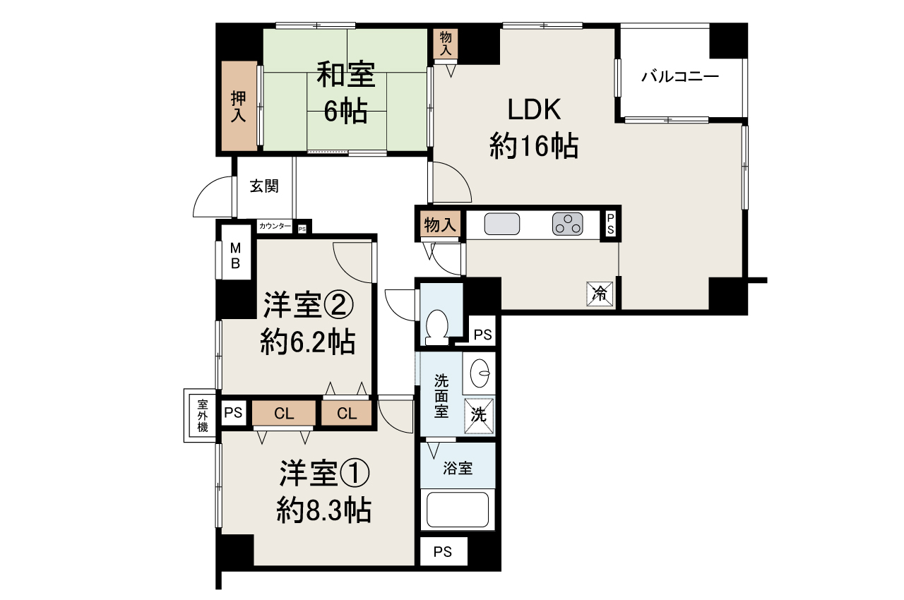 現状でのお引渡し。定額リフォームパック（オプション）利用可。詳細はお問合せください。