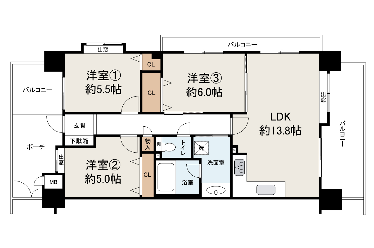 現状でのお引渡し。定額リフォームパック（オプション）利用可。詳細はお問合せください。