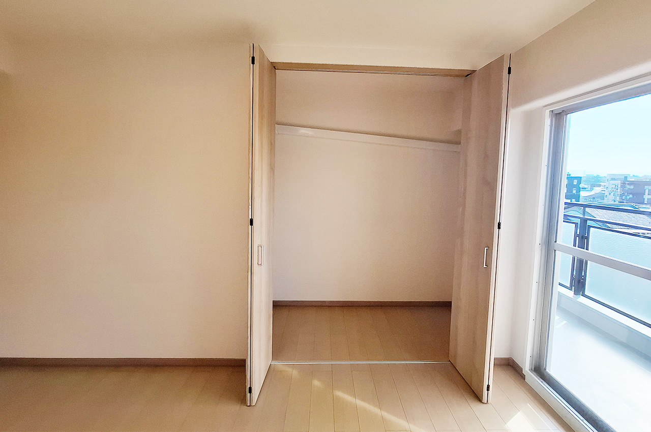 洋室3クローゼット：新調済み。