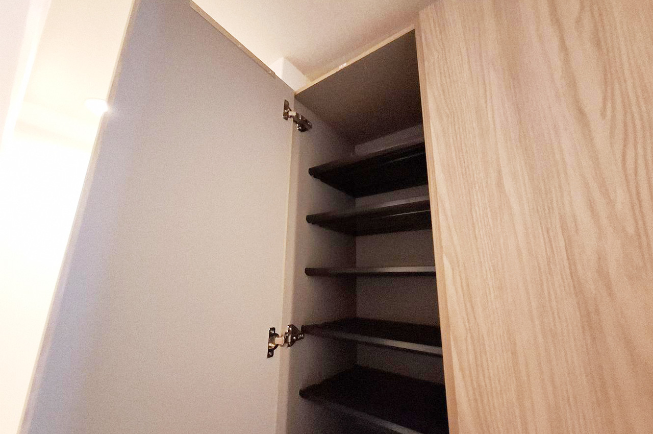 下駄箱：靴をすっきりと整理整頓できます