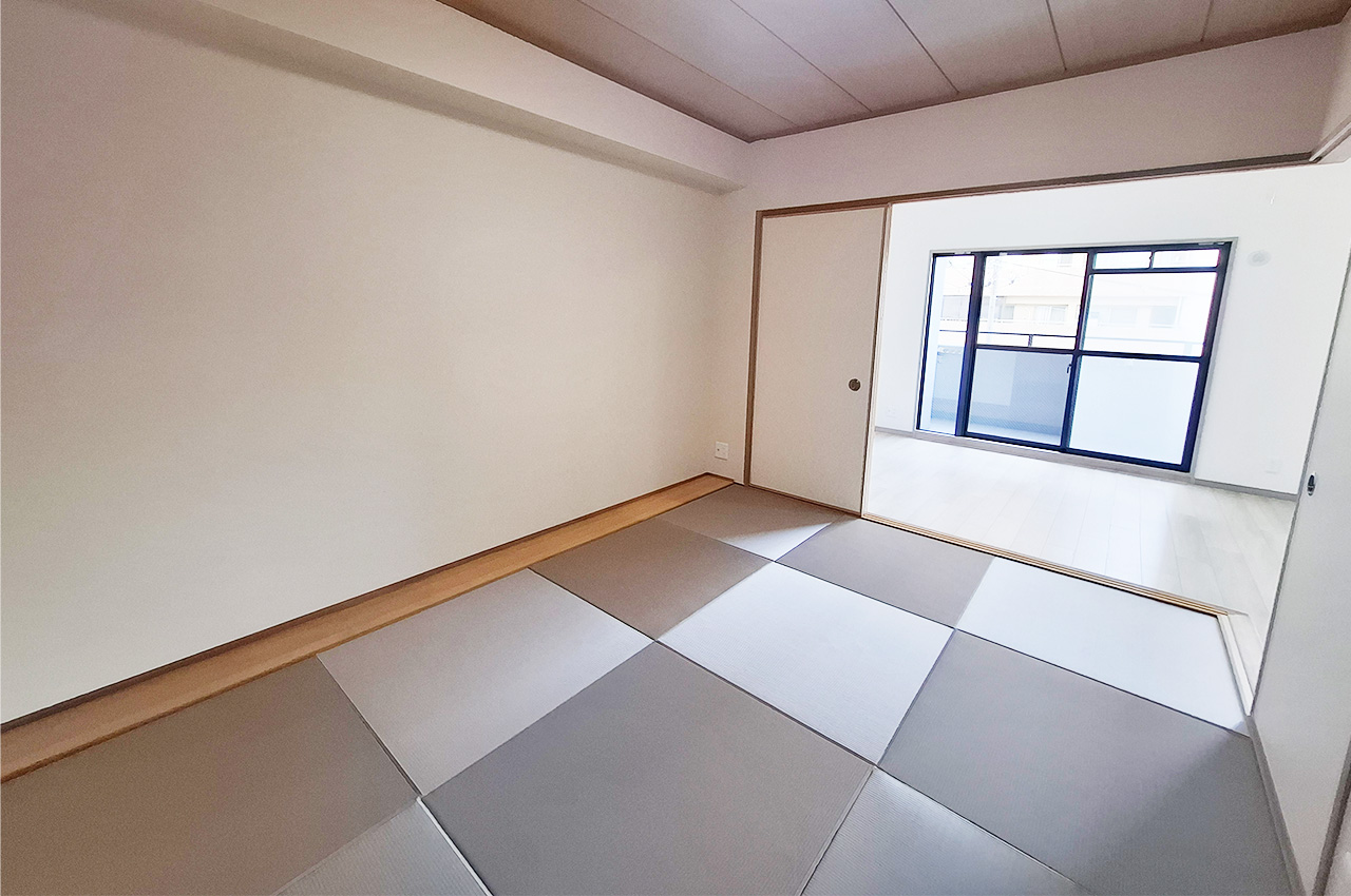 和室：襖を開ければLDKとの一体利用も可能。