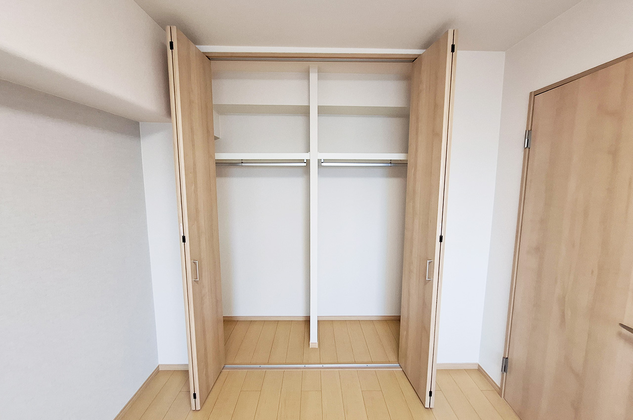 洋室①クローゼット：新調済みです。