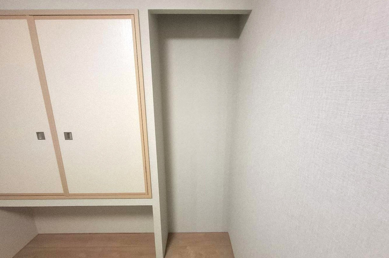 板間付きの和室。飾りスペースや収納スペースとしても活用できます。