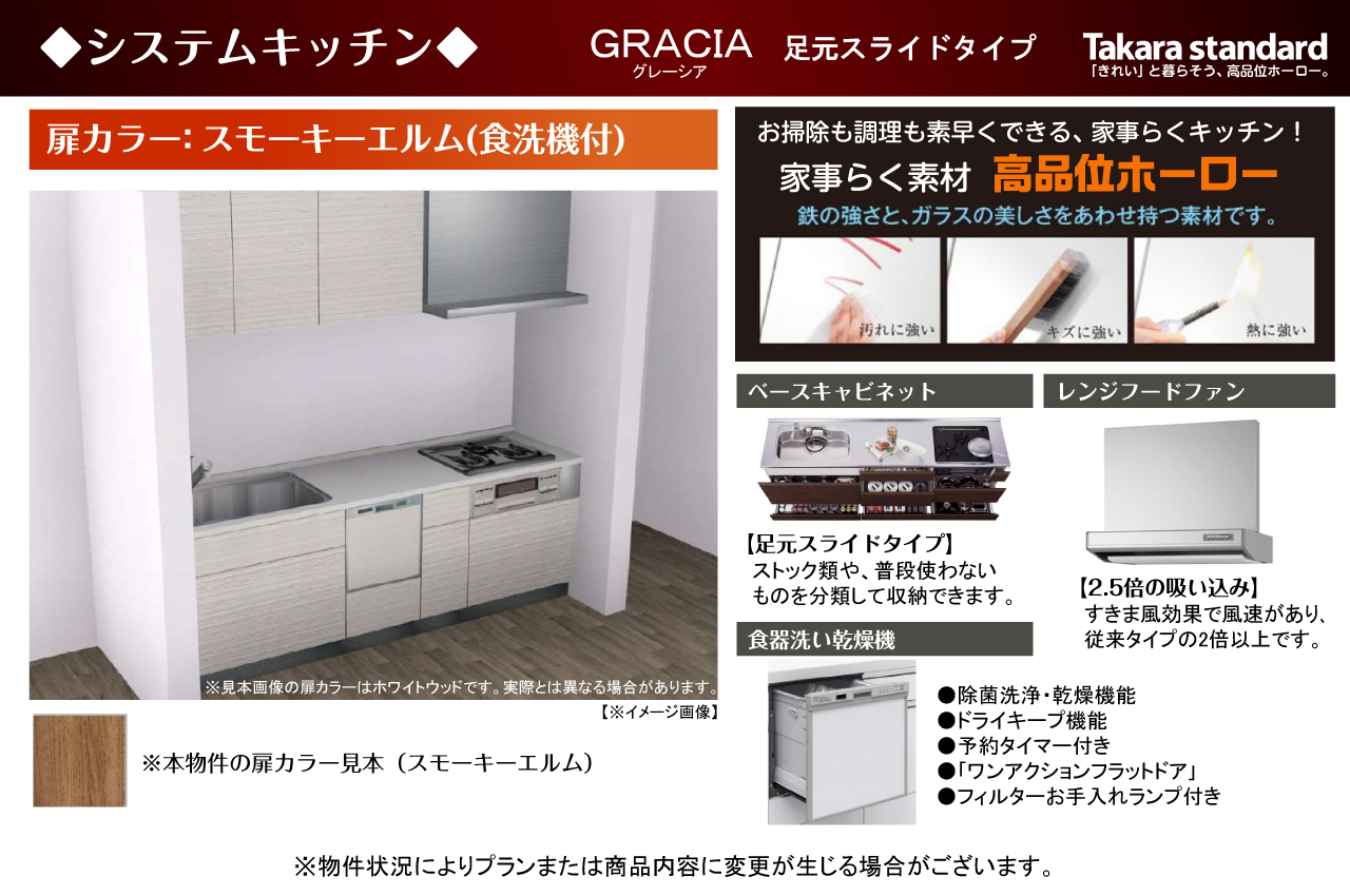 システムキッチン仕様書