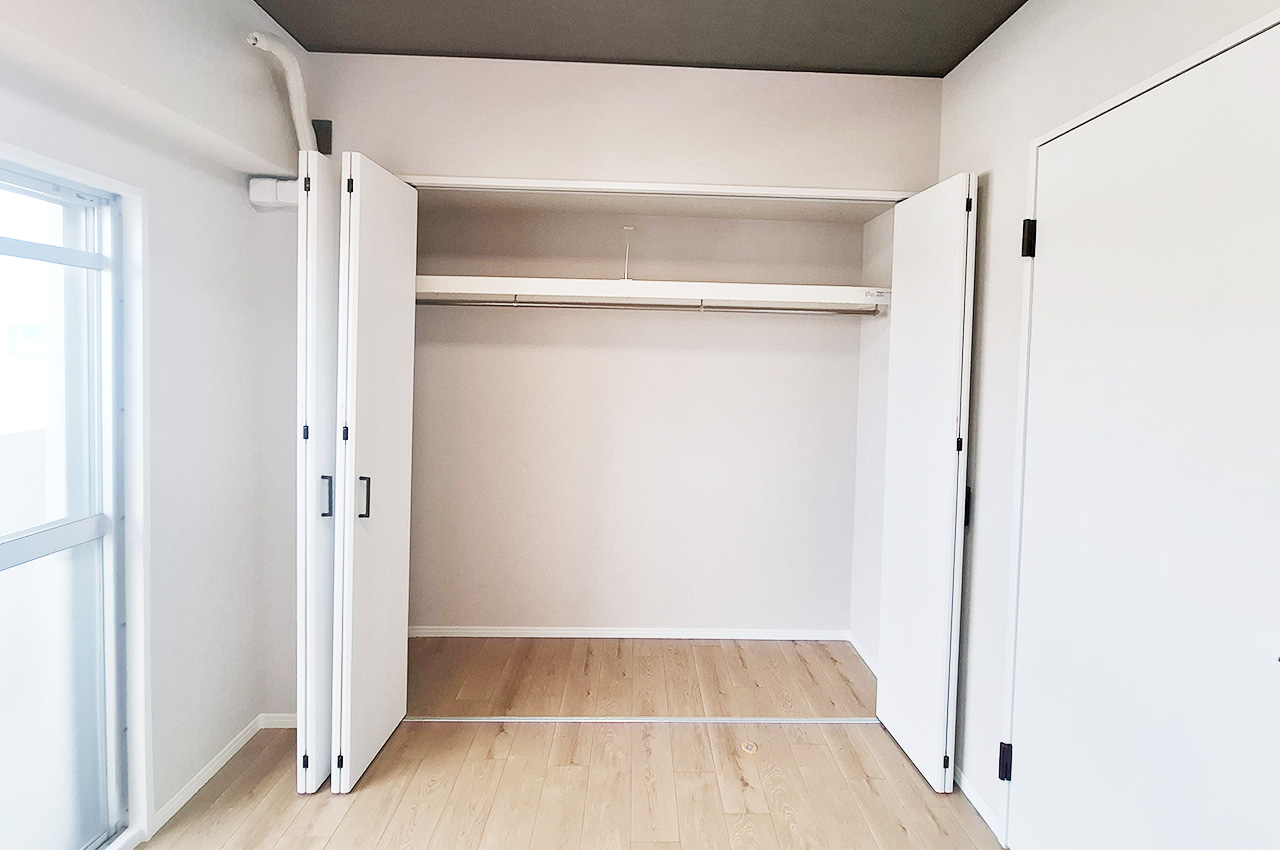 洋室1クローゼット：新調済み。