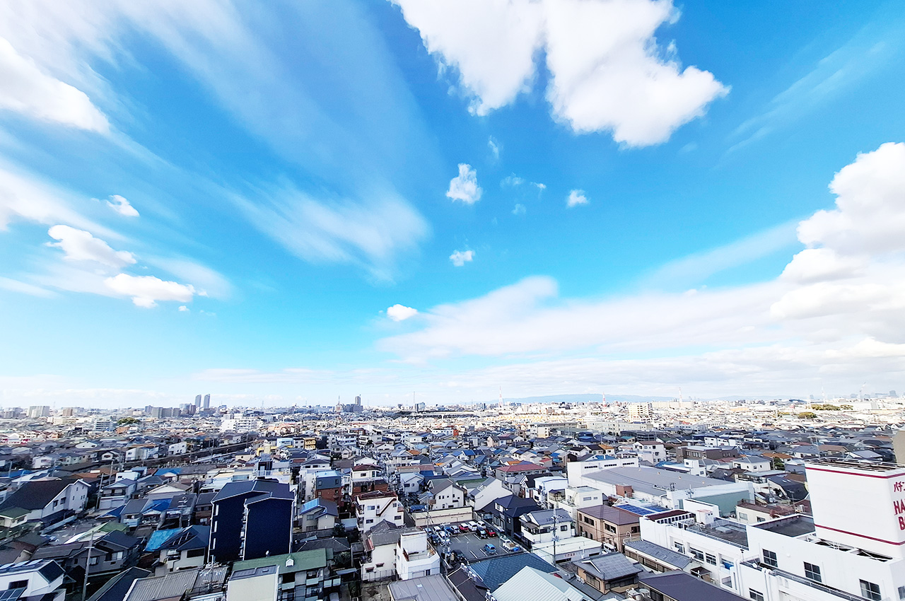 眺望：12階建て11階部分で眺望良好です。