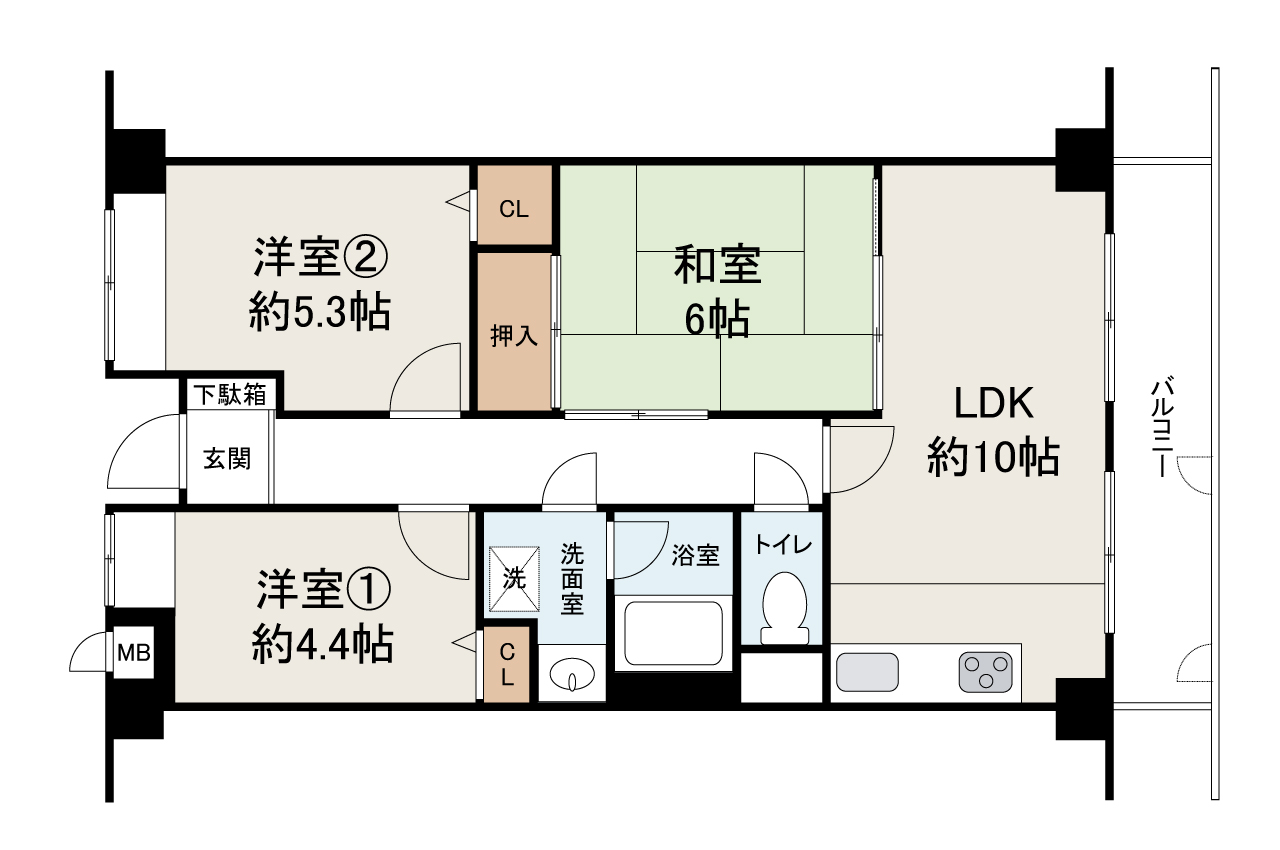 現状でのお引渡し。定額リフォームパック（オプション）利用可。詳細はお問合せください。