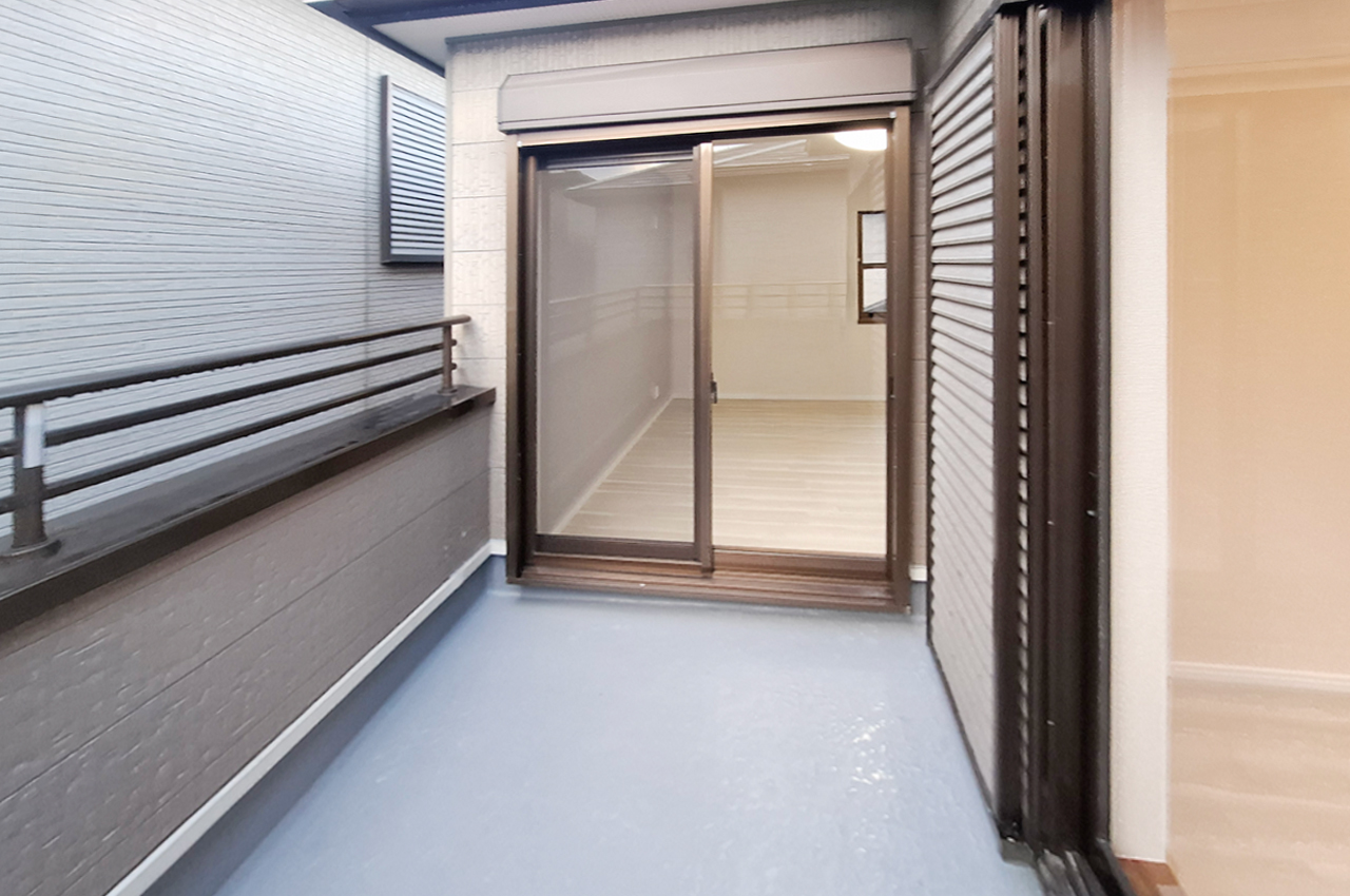 バルコニー：洋室①と洋室②から出入りできます。