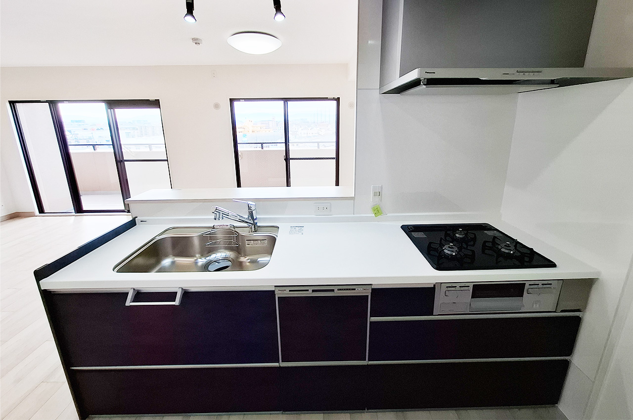 キッチン：食洗機・浄水器付きのシステムキッチンを新調済み。