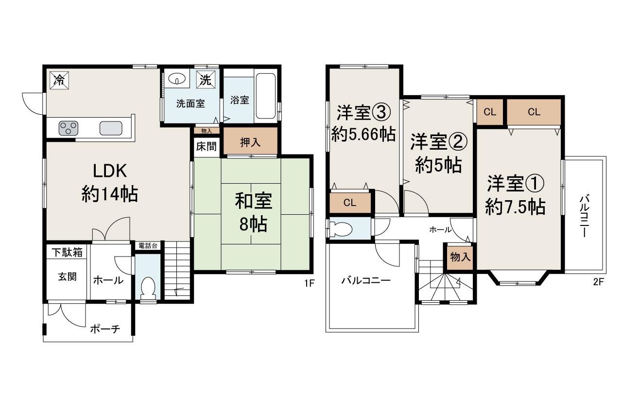 現状でのお引渡し。定額リフォームパック（オプション）利用可。詳細はお問合せください。