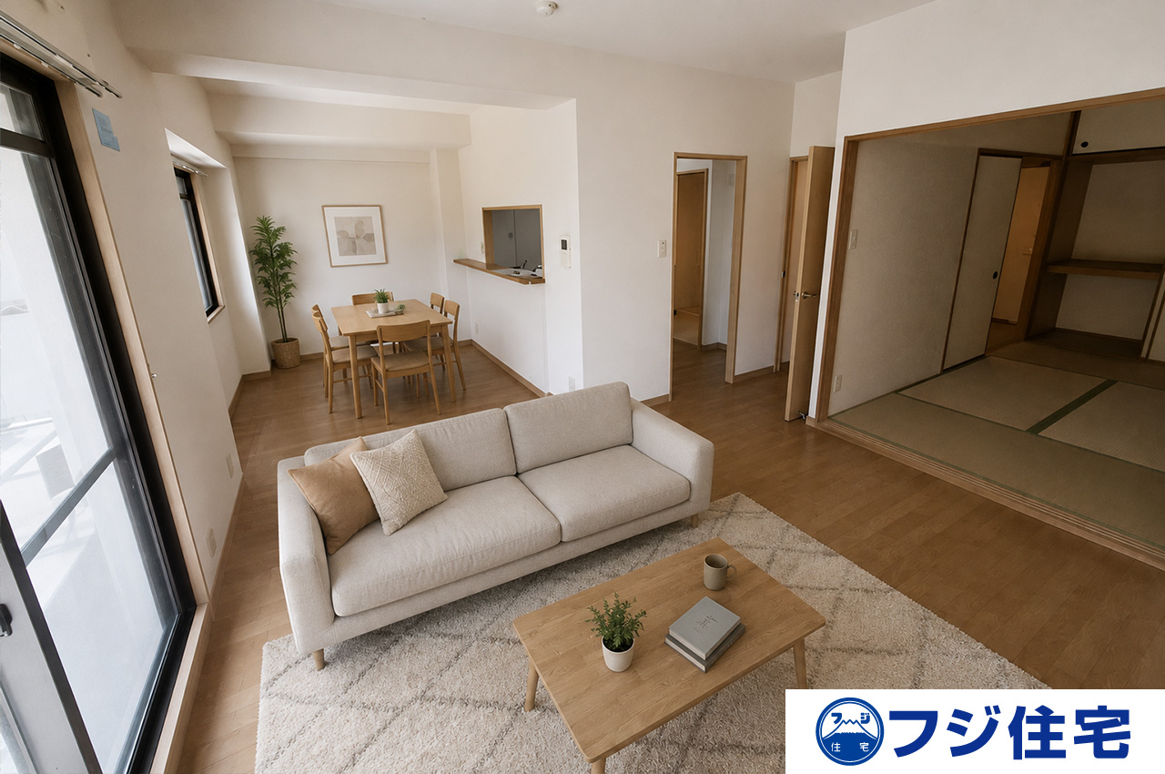 ※バーチャルステージング画像（AI合成）です。合成された家具等は販売価格に含まれません。
