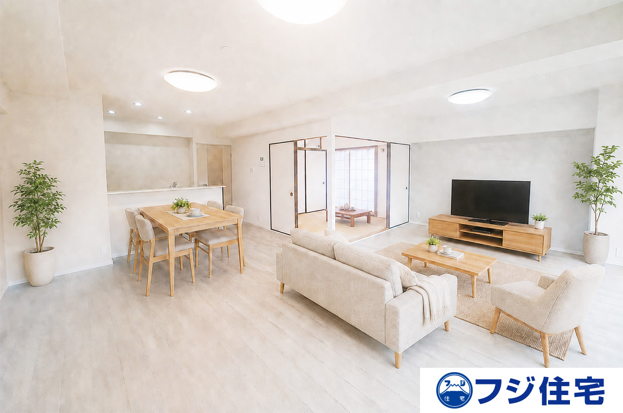 ※バーチャルステージング画像（AI合成）です。合成された家具等は販売価格に含まれません。