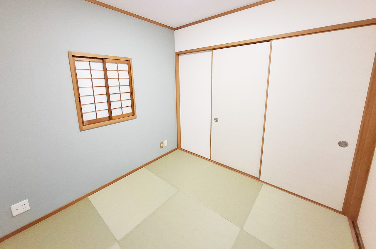 和室：襖を開ければリビングとの一体利用が可能です。