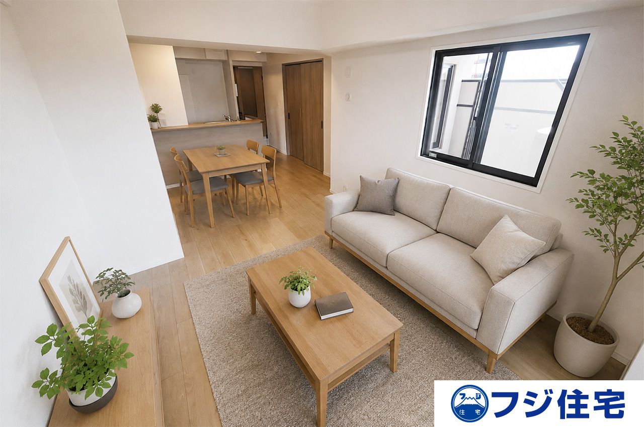 ※バーチャルステージング画像（AI合成）です。合成された家具等は販売価格に含まれません。