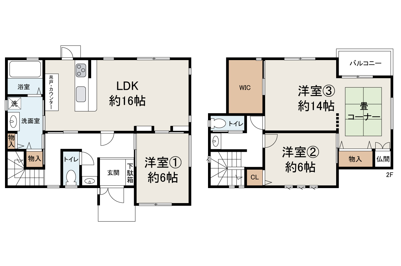 現状でのお引渡し。定額リフォームパック（オプション）利用可。詳細はお問合せください。