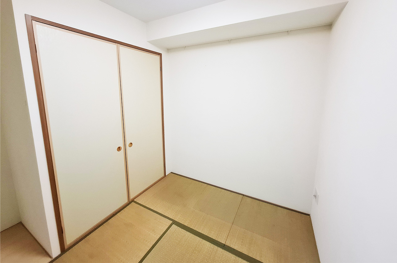 和室：リビングダイニングに隣接し、くつろぎの場にも使えます。