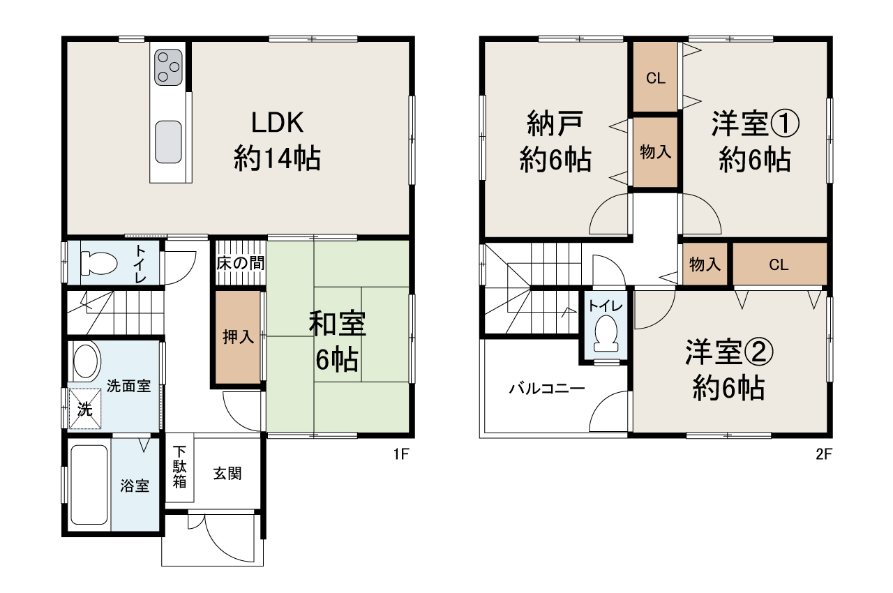 現状でのお引渡し。定額リフォームパック(オプション)利用可。詳細はお問合せください。
