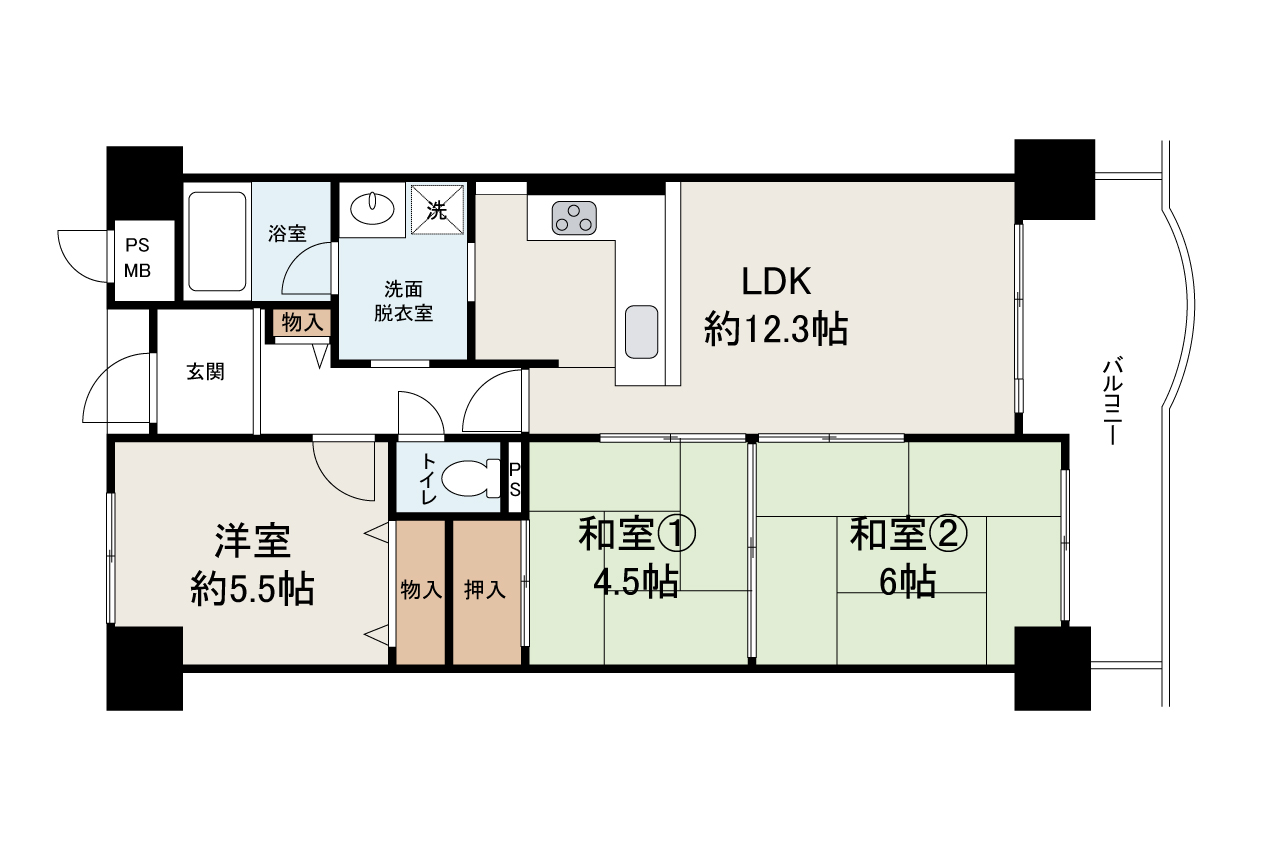 現状でのお引渡し。定額リフォームパック(オプション)利用可。詳細はお問合せください。