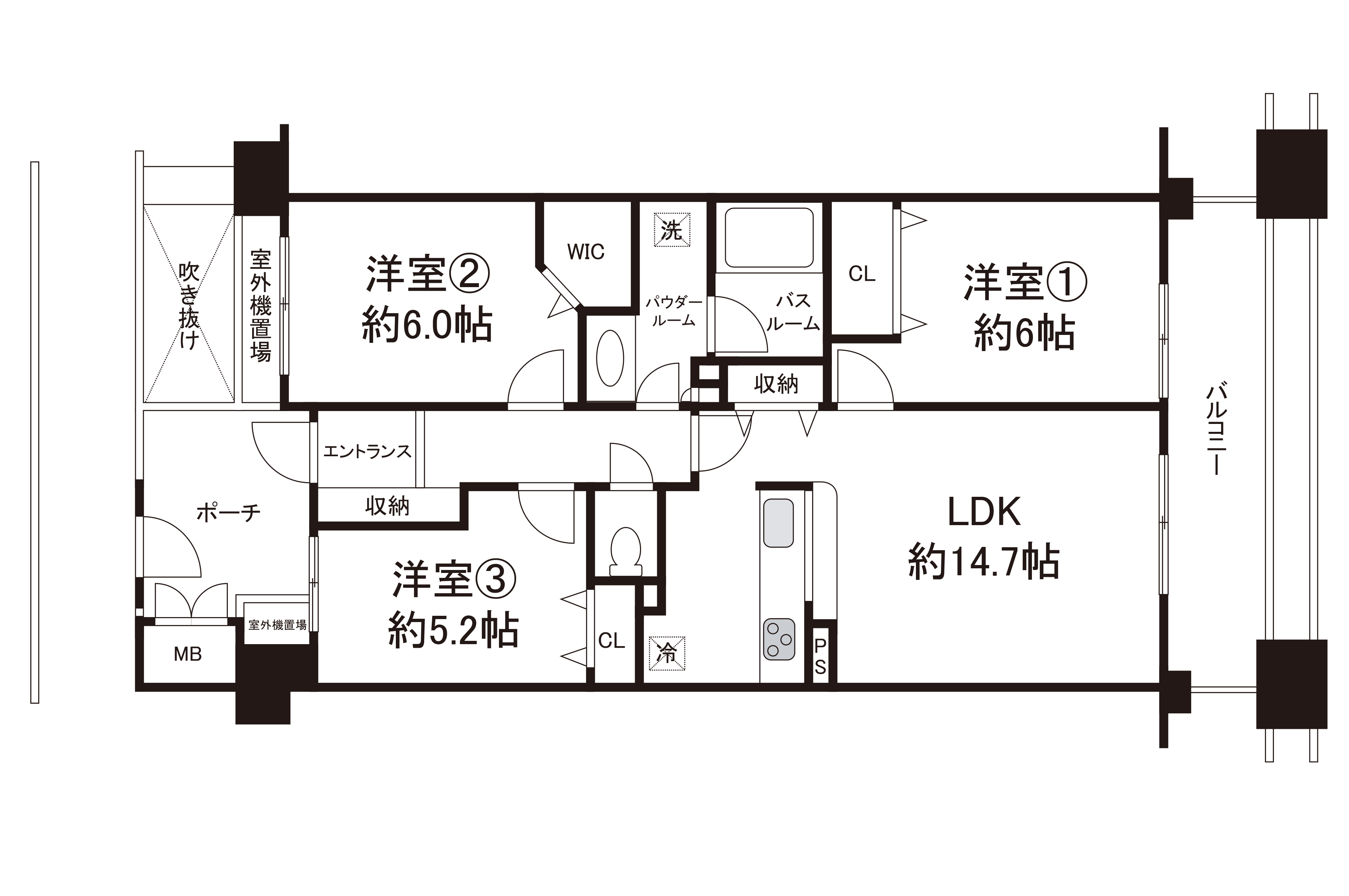 現状でのお引渡し。定額リフォームパック（オプション）利用可。詳細はお問合せください。