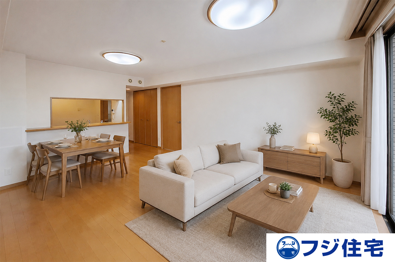 ※バーチャルステージング画像（AI合成）です。合成された家具等は販売価格に含まれません。