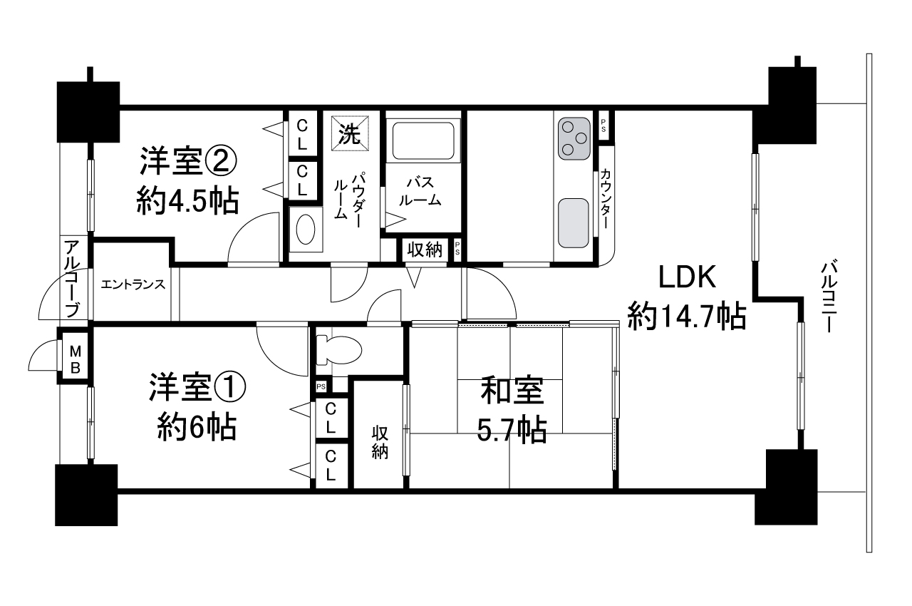 現状でのお引渡し。定額リフォームパック（オプション）利用可。詳細はお問合せください。