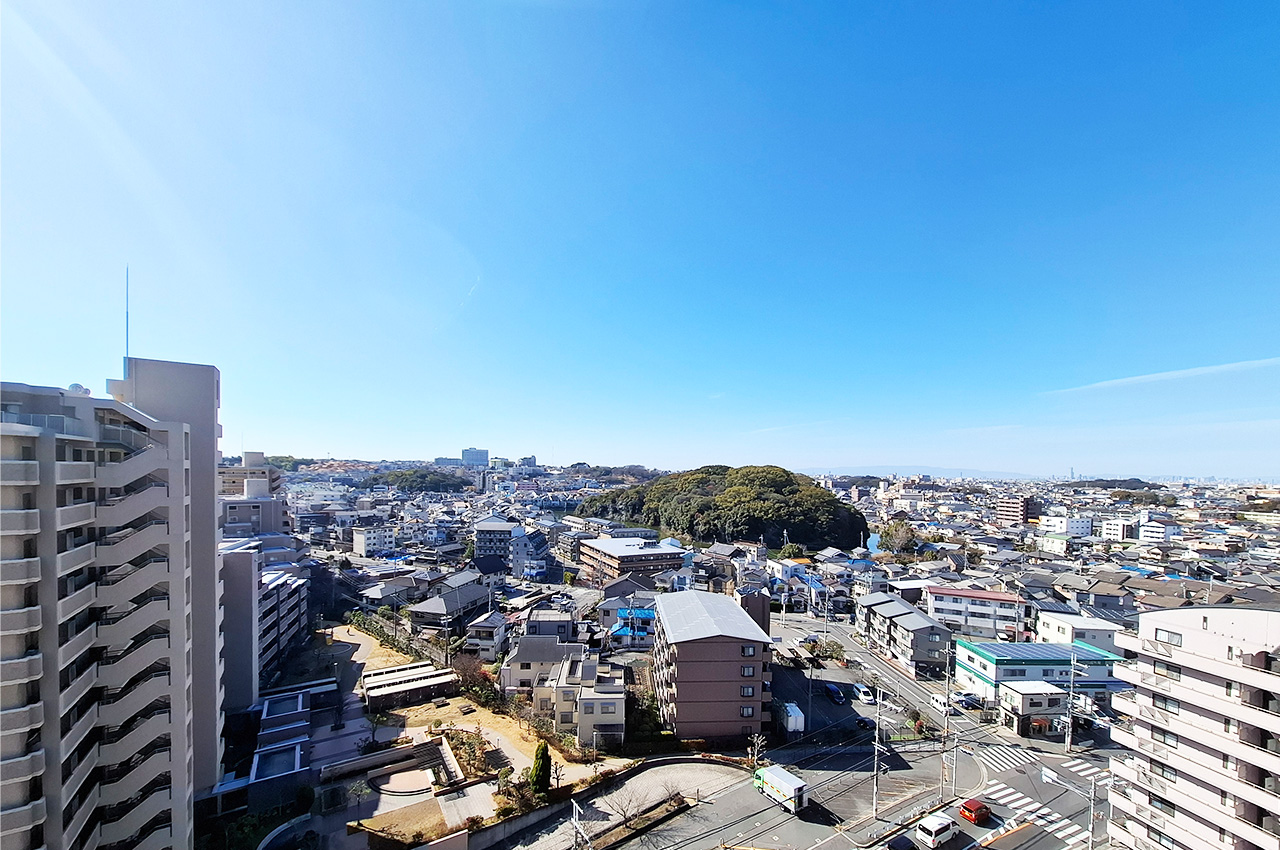 眺望:14階建ての13階部分で眺望良好です。
