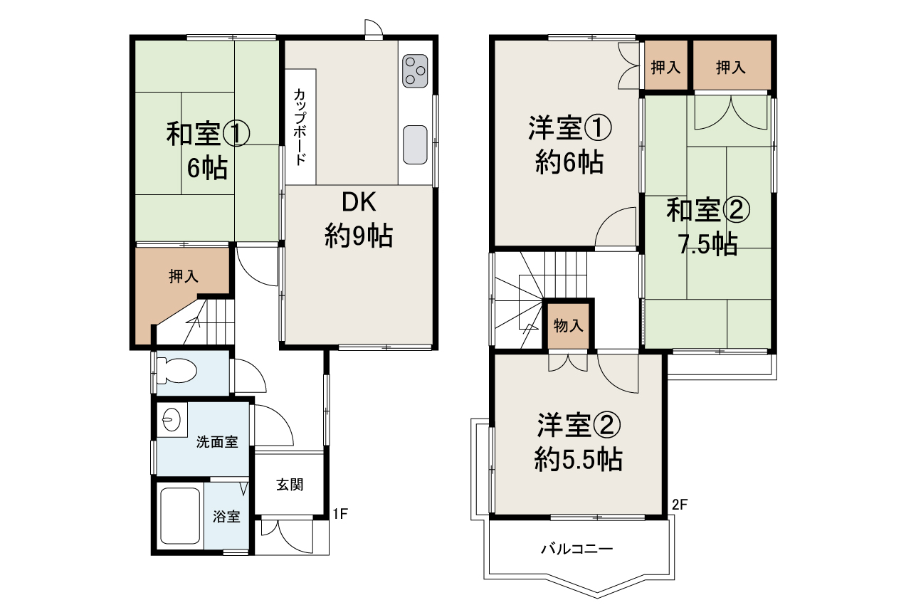 現状でのお引渡し。定額リフォームパック（オプション）利用可。詳細はお問合せください。
