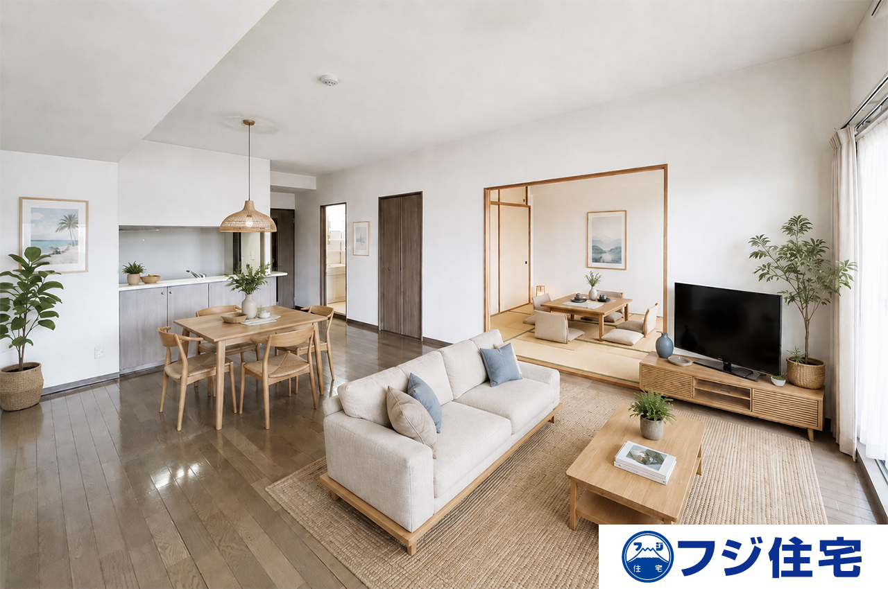 ※バーチャルステージング画像（AI合成）です。合成された家具等は販売価格に含まれません。