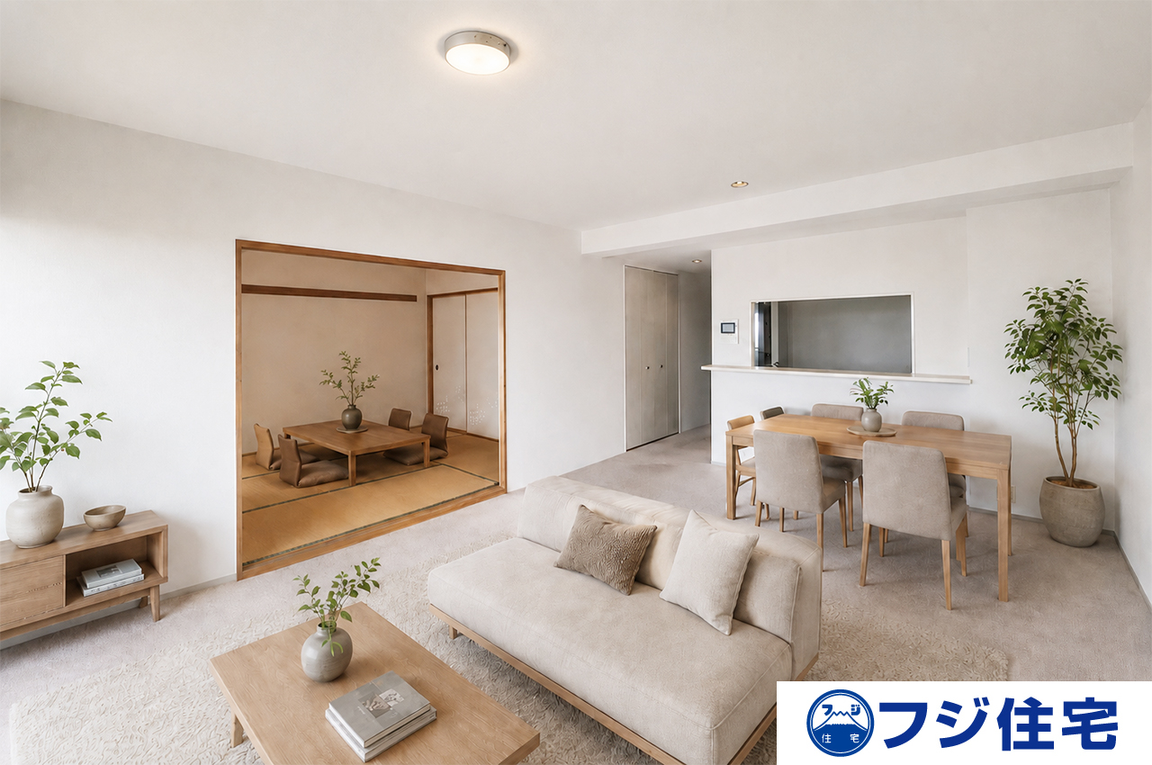 ※バーチャルステージング画像（AI合成）です。合成された家具等は販売価格に含まれません。