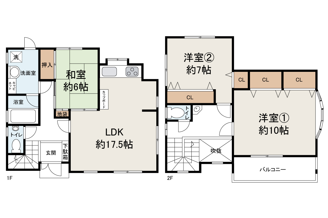 現状でのお引渡し。定額リフォームパック(オプション)利用可。詳細はお問合せください。