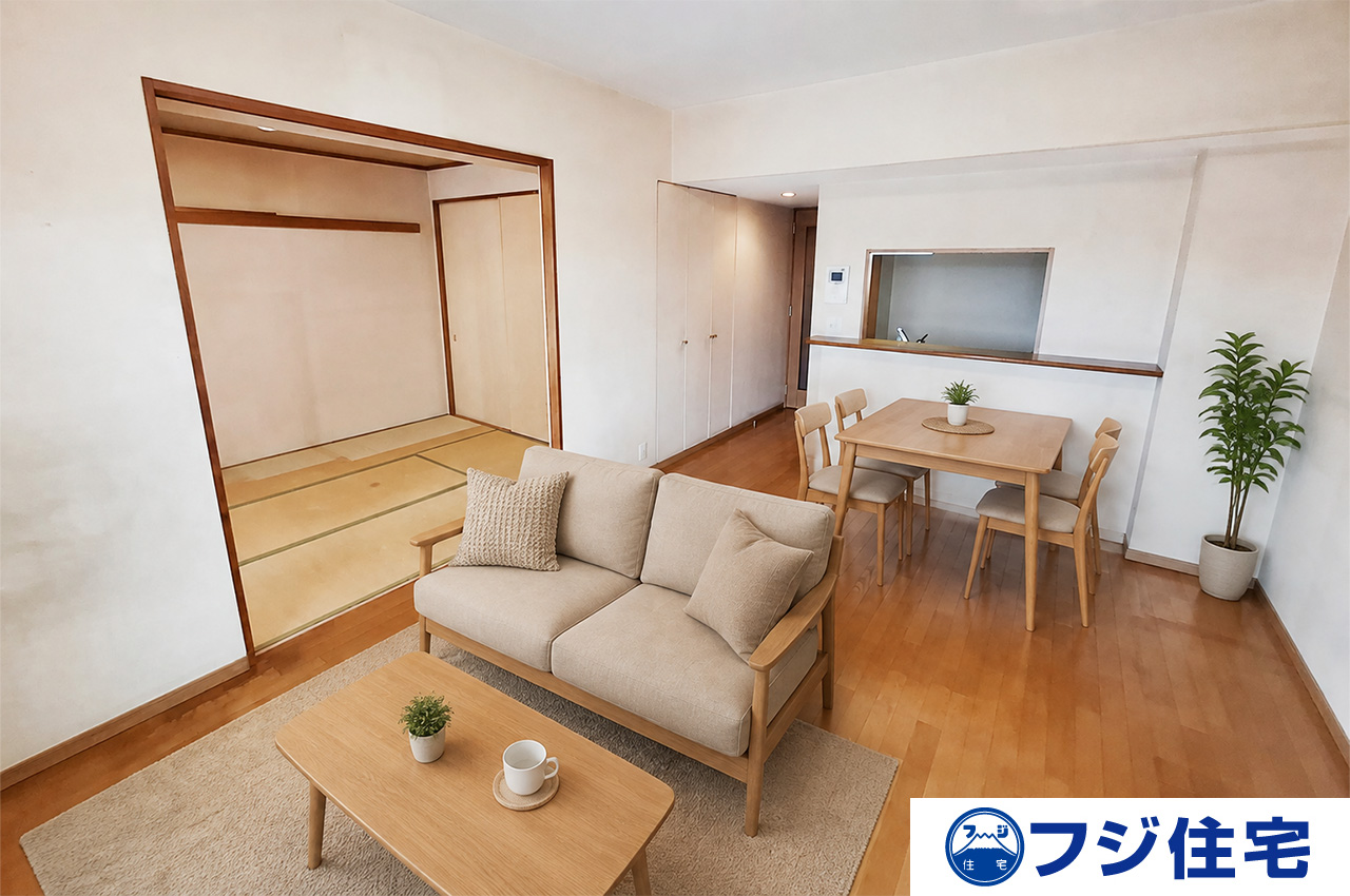 ※バーチャルステージング画像（AI合成）です。合成された家具等は販売価格に含まれません。