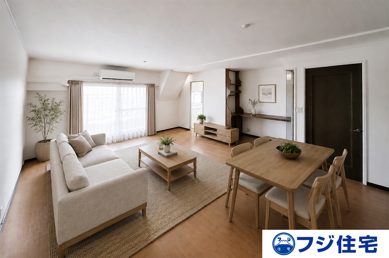 ※バーチャルステージング画像（AI合成）です。合成された家具等は販売価格に含まれません。