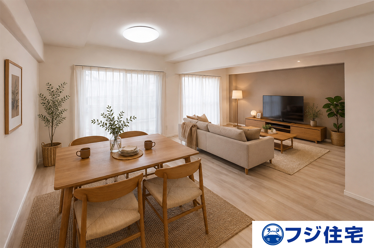 ※バーチャルステージング画像（AI合成）です。合成された家具等は販売価格に含まれません。