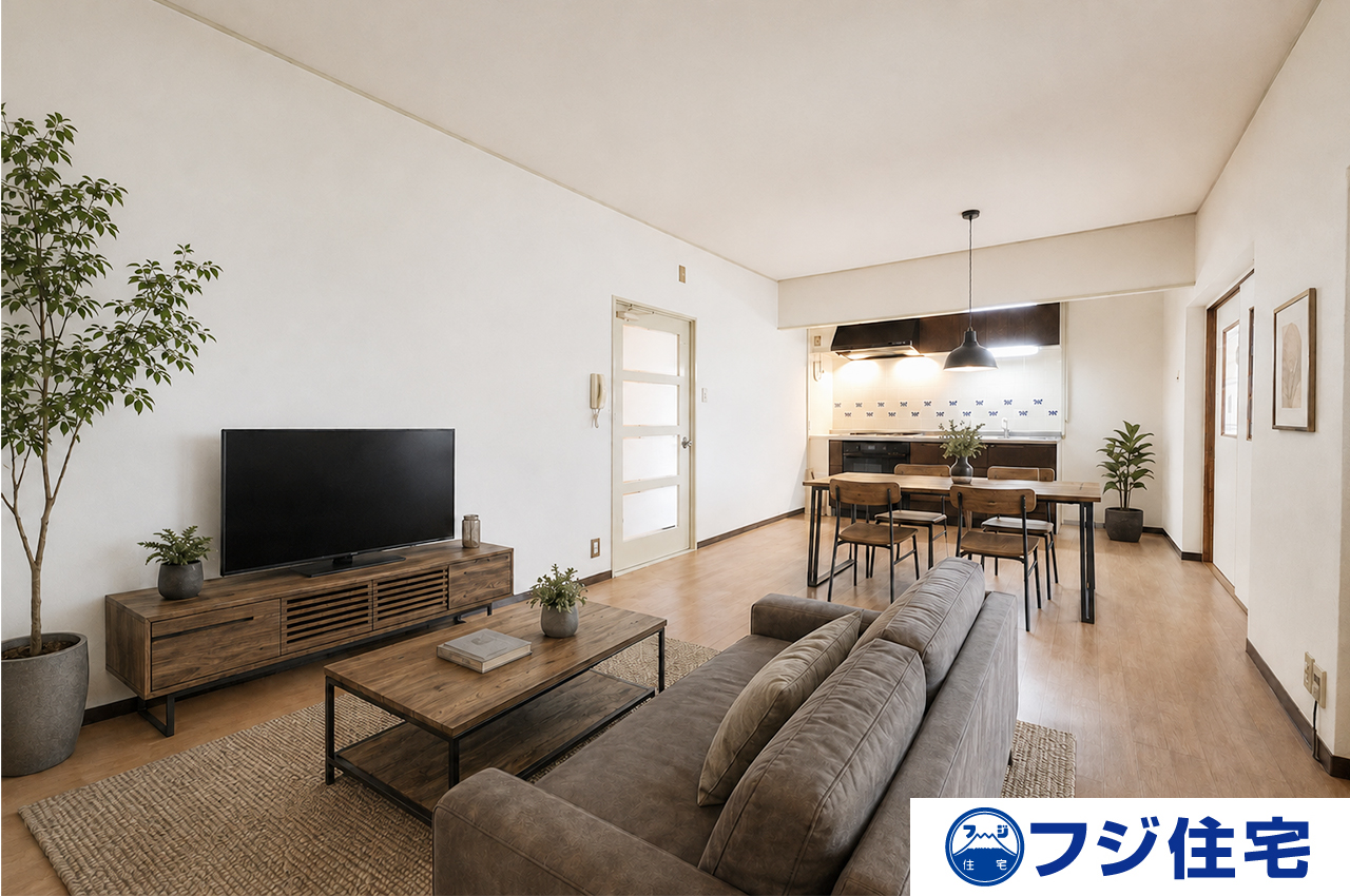 ※バーチャルステージング画像（AI合成）です。合成された家具等は販売価格に含まれません。