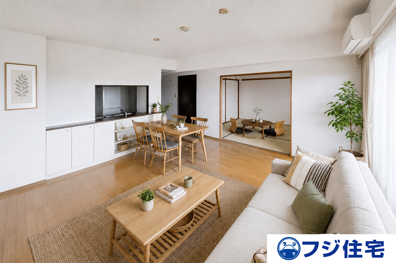 ※バーチャルステージング画像（AI合成）です。合成された家具等は販売価格に含まれません。