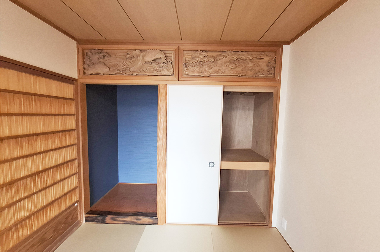 和室:押し入れ収納